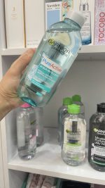 میسلار واتر گارنیه در روتین پوستی شبانه برای پوست چرب